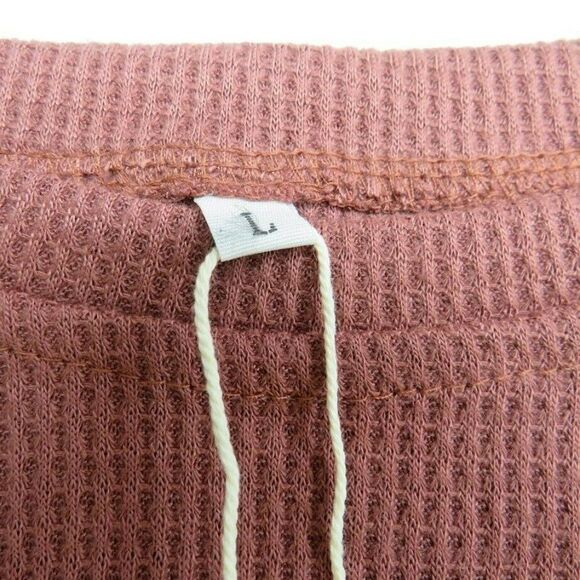 Souq Fone Knot Front Sleeveless Tanktop Shirt Women's Size Large Red Athletic - Picture 4 of 10